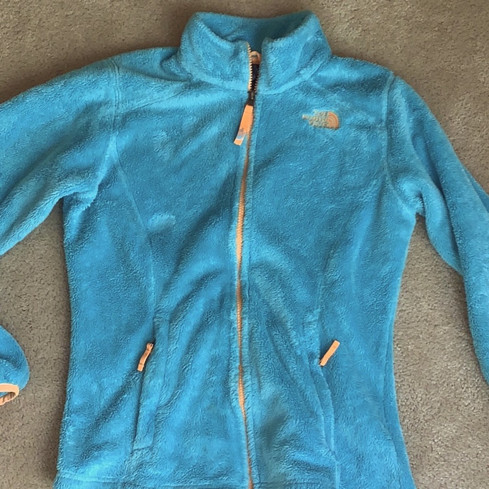 The North Face fleece zipper jacket L, 14/16